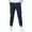 Navy, variant on AIEOTT Boys Linen Pants School Uniform Chino Pants Kids Drawstring Elastic Waist Pull on Twill Jogger Pants with Pockets 4-10 Years