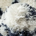 thumbnail image 3 of Well Woven Cambrana Blue Super Thick & Soft Tribal Diamond Stripes Area Rug 8x10 (7'10" x 9'10"), 3 of 8