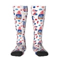 thumbnail image 1 of Balery 4th Of July Calcetines novedosos Calcetines deportivos Calcetines hasta la rodilla Calcetines de algodón Calcetines originales y geniales, 1 of 6