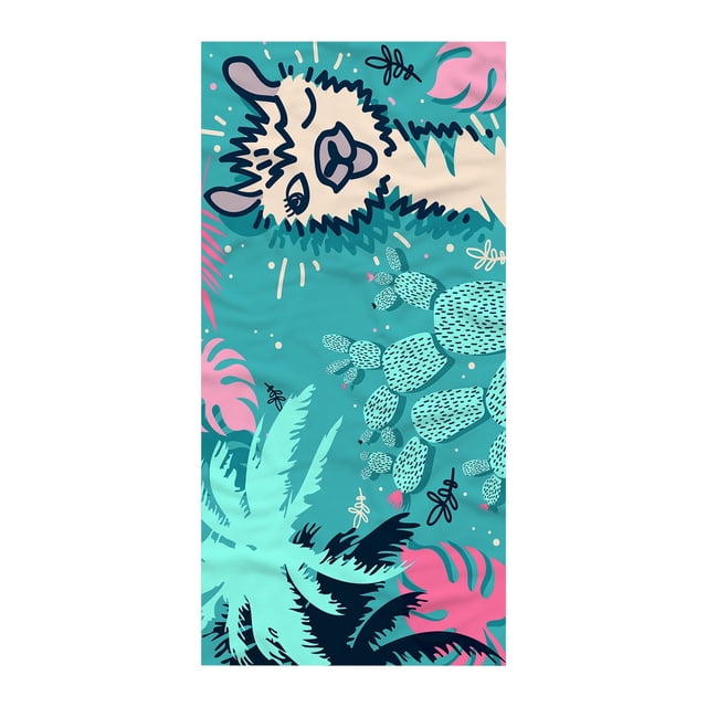 Sandproof Beach Blanket Lightweight Microfiber Beach Towel Super Lightweight Colorful Bath Towel Sandproof Beach Blanket Multi-Purpose Towel for Travel Swimming Pool 30X60 Inch