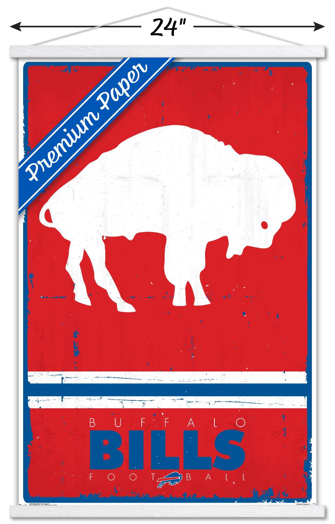 Bills - Vintage Buffalo (Red) - Buffalo Bills - Tapestry