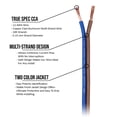thumbnail image 4 of Cable de altavoz Skar Audio calibre 12 AWG, 100 pies, azul/marrón, 4 of 6