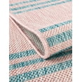 thumbnail image 5 of Jill Zarin Outdoor Collection Area Rug - Anguilla (3' 1" x 5' 3" Rectangle Pink and Aqua/Light Blue), 5 of 11