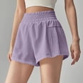 thumbnail image 5 of Maqroz Womens High Waisted Athletic Shorts Pleated Side Panels Lightweight Breathable Summer Casual Outfits for Running Gym Workout Tennis with Pockets, 5 of 5