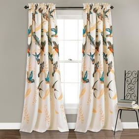 Rowley Birds Room Darkening Window Curtain Panels Walmart Com