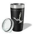 thumbnail image 2 of Scituate Reservoir Tumbler Lake Map Travel Mug Insulated Laser Engraved Coffee Cup Providence Rhode Island 20 oz Black, 2 of 5