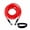 Red, variant on Resistance Bands Swim Tether Stationary Swimming, Swim Harness Static Swimming Belt-Black-3M
