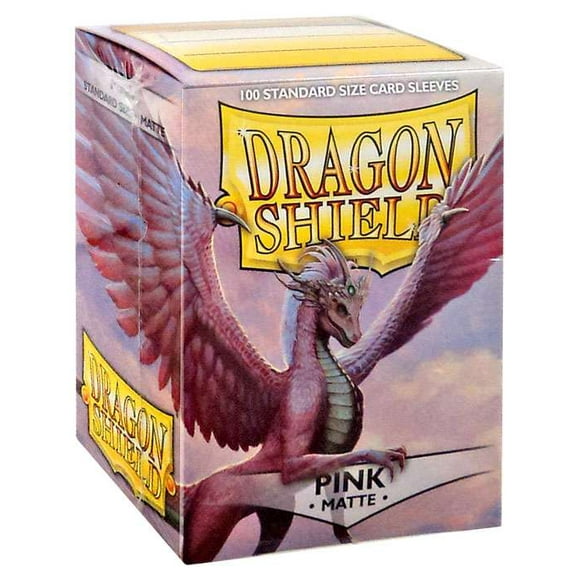 Card Supplies Dragon Shield Matte Pink Card Sleeves [100 ct]