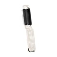 thumbnail image 3 of Cepillo de viaje para el cabello con espejo, portátil y compacto para mujeres y niñas. Herramienta para peinar el cabello. blanco, 3 of 9