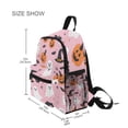 thumbnail image 3 of FORMRS School Backpack with Front Zippered Pocket 12" Student Travel Daypack, Pink Halloween Ghosts, 3 of 6