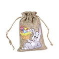 thumbnail image 3 of Bolsas con cordón Bolsas para golosinas Suministros para fiestas de Pascua Bolsas para fiestas de conejitos de Pascua dulces Bolsas para dulces de cum Estilo I, 3 of 8