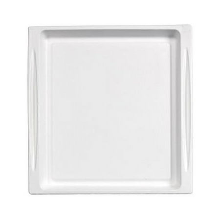 

10.7 x 10.4 x 0.75 in. White Sugarcane Tray Atlas - 200 Piece