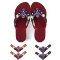 thumbnail image 2 of 2PCS Shoes Patch Fashion Handmade DIY Shoes Applique Sew on Patch for Sandals, 2 of 8