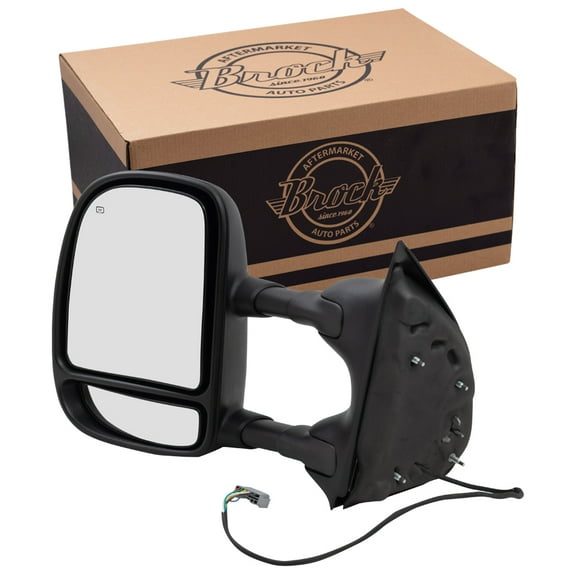 Brock Power Towing Mirror for 2003-2005 Excursion Extendable Dual Arms-Double Swing Left