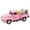 Pink, variant on Easter Decoration Mini Pink Metallic Truck Decoration Egg Tiered Tray Decoration Vintage Pink Truck Interior Decoration
