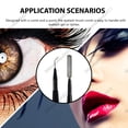 thumbnail image 3 of OdontoMed2011 Stainless Steel Eyelash Separator Tool for Eyelash Eyebrow Perming Tinting, 2 in 1 Eye Lash Lift Tool – Metal Lash Lift Rods Tools for Curling Extensions, Precision Lash Comb - Black, 3 of 3