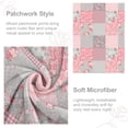 thumbnail image 6 of Davulos Plaid Patchwork Quilt for Twin Bed,2 Pieces Reversible Microfiber Summer Bedspread Coverlet Bedding Set for All Season(1 Quilt,1 Pillow Shams), 6 of 9
