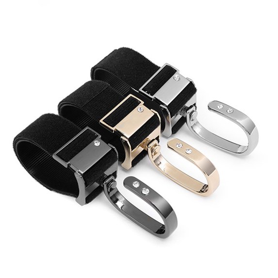 Waroomhouse Cart Hanger Cute Shape Easy to Install Convenient 360-degree Rotation User-friendly Storage Zinc Alloy Baby Stroller Pram Hook for Home