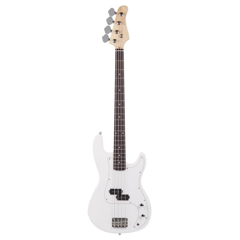 ギター 's effects BOR - White Electric Guitar - GF Baritone Inspired w/ Killswitch Alpine