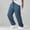 Blue, variant on Blmnix Lightweight Pants Pants Men Baggy Travel Pants Palazzo Low Waisted Jeans Straight-Leg Blue Long Men's Casual Pants,L