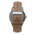 thumbnail image 2 of Heritor Automatic Jonas Leather-Band Skeleton Watch - Silver/Bronze, 2 of 3