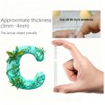 thumbnail image 7 of Doghiosgha Letter Christmas Hanging Ornament, Acrylic 2D Personalized Holiday Pendant for Xmas Tree Decor, 3.1 Inch, C, 7 of 7