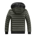 thumbnail image 5 of Munlar Yellow Jacket- Fashion Autumn And Winter ing Warm Hooded Casual Cotton Clothes Sport Coats for Men Christmas Winter Coat Clearance, 5 of 6
