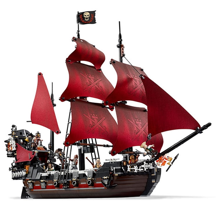 1151 Pc Queen Anne's Revenge Ship Pirates Of The Caribbean Model Building`Blocks 