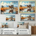 thumbnail image 4 of Designart "Vintage Western Wagon In Nevada I" Old American Cart Floater Framed Canvas Wall Art, 4 of 5