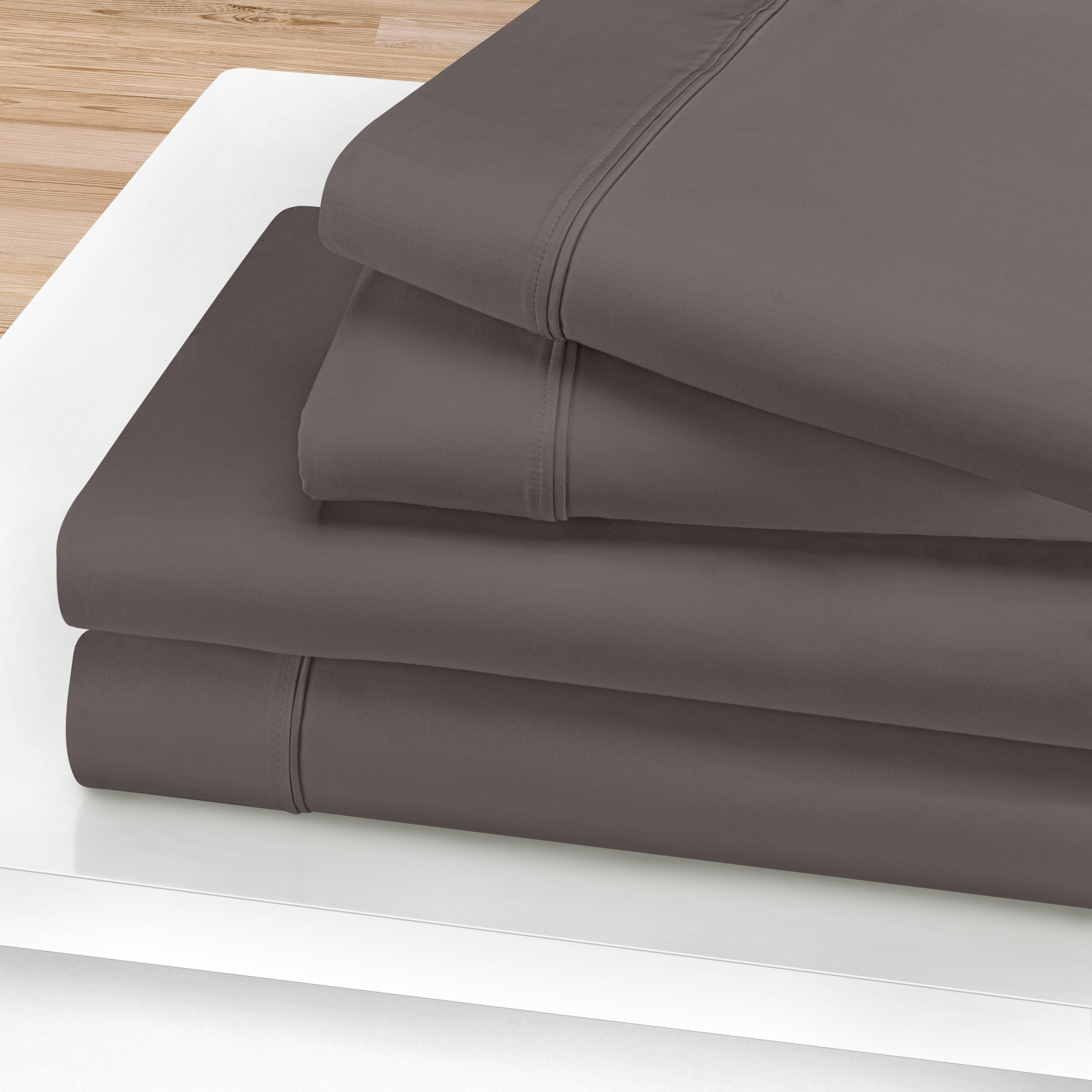 Modern 1200Thread Count Egyptian Cotton Solid Casual Deep Pocket Sheet