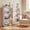 White, variant on ELLEGNT 1 PCS 3-Tier Bookcase – 42" Bookshelf with Anti-Tipping Kit for Home Office, Living Room, or Study White