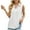 White, variant on Uaswgudfs Women's Basic Lapel V-Neck Blouse - Summer Work Formal Button Down Shirt, Sleeveless Casual Tank Top with Office