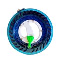 thumbnail image 3 of Kite Line Reel Enrollador con cerradura Bobinadora de cuerda Rueda de plástico Mango de autobloqueo Herramienta de vuelo, Azul, 22cm Inevent FN000391-07, 3 of 7