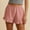 Red, variant on uublik Shorts for Women Summer Elastic Waist Ruffle Casual Lounge Wear Active Athletic Short Pants with Pockets Blue