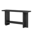 thumbnail image 3 of Harper & Bright Designs Wood Narrow Console Table with Stroage , Minimalist Entryway Table with T-Leg Design for Hallway and Entryway , Black, 3 of 8