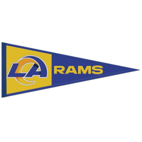 WinCraft Los Angeles Rams 13" x 32" Wool Primary Logo Pennant