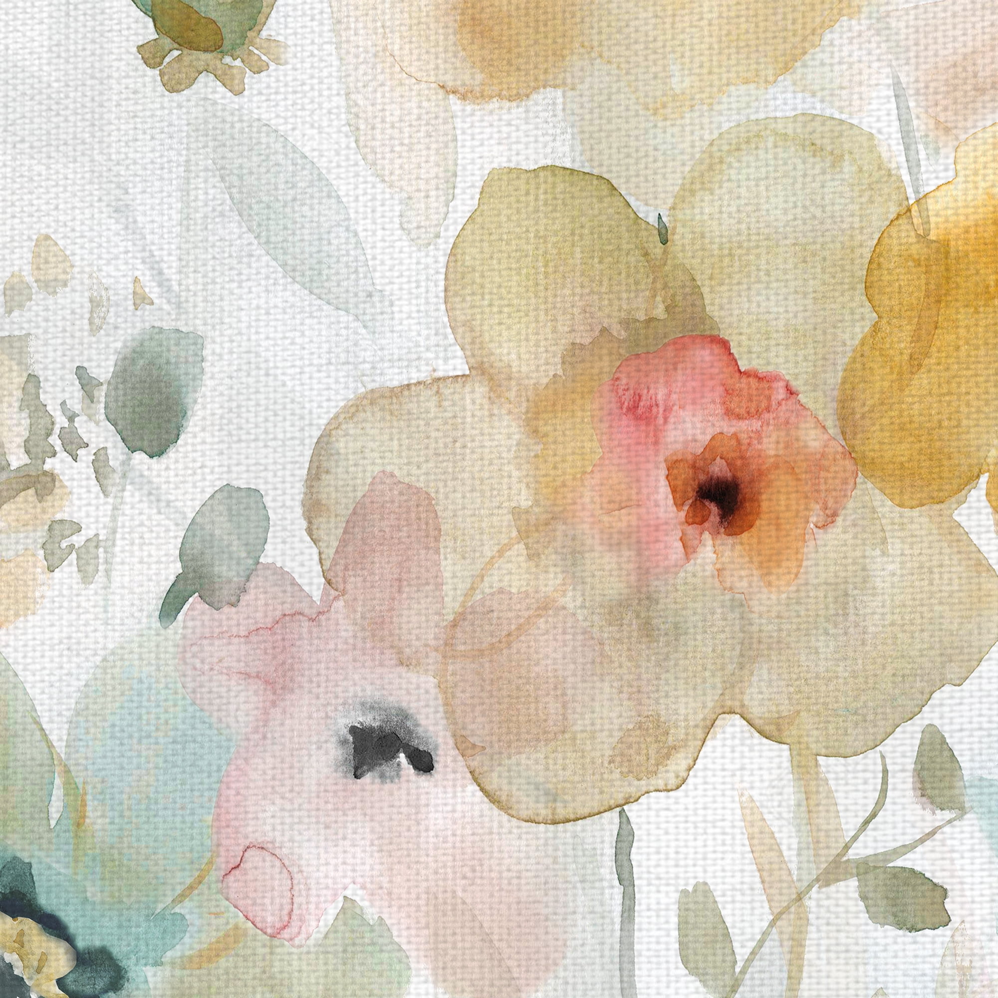 Masterpiece Art Gallery Soft Spring Colorful Flowers I by Carol Robinson Canvas Art Print 18" x 24"