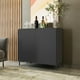 thumbnail image 2 of Armario 2 puertas Midtown Concept negro, 2 of 6