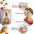 thumbnail image 5 of Shower Curtain 48"W x 72"L Autumn Thanksgiving Pumpkins Gnome Fabric Shower Curtains Set with Hooks Water Repellent Bathroom Curtains Machine Washable Bathroom Accessories, 5 of 6