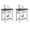 Mixed, variant on Modern Bedside table, Wood End Tables with Drawer, 2-Tier Open Storage Shelf, Square Bedside Table for Bedroom, Living Room, Dorm, or Office