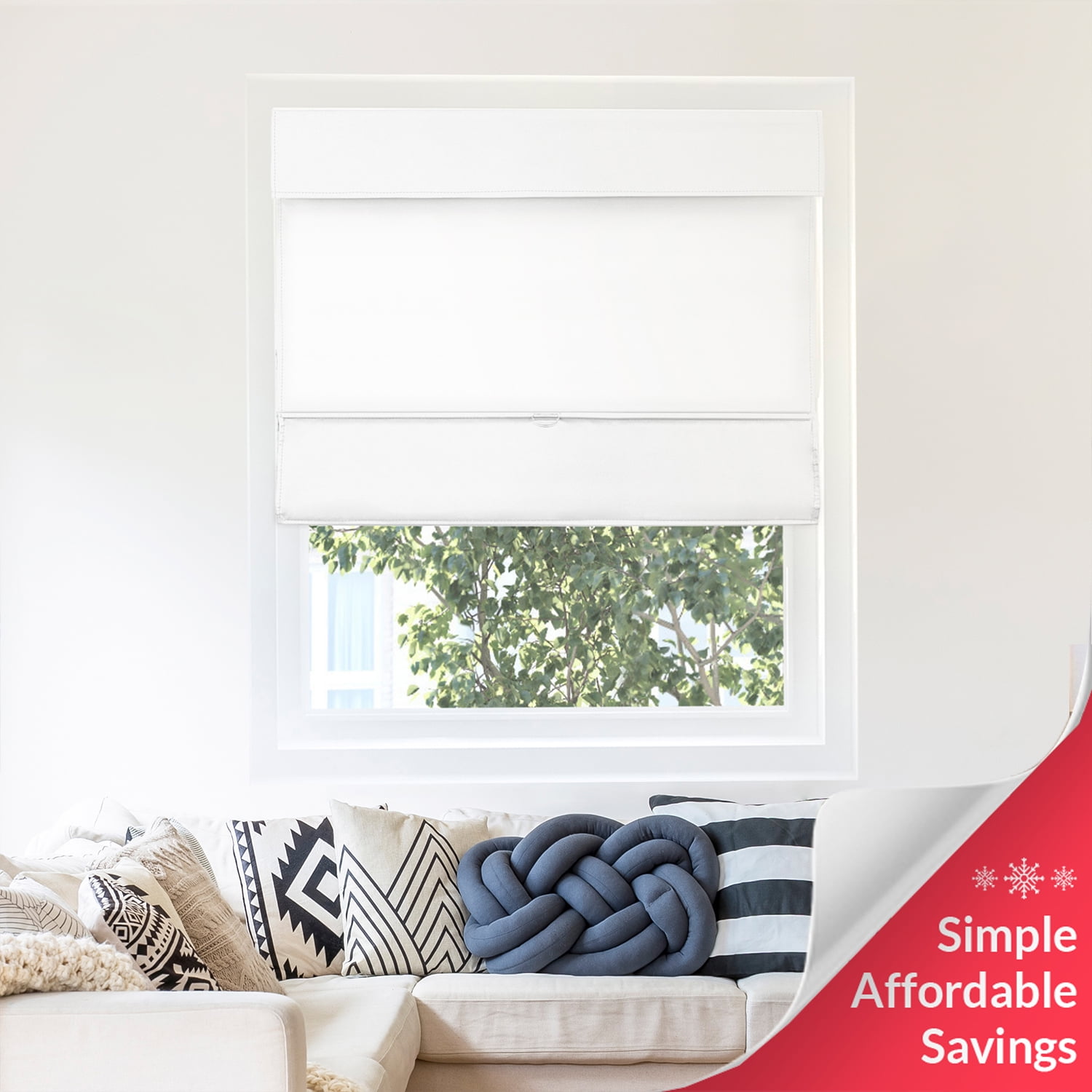 Chicology Thermal Cordless Roman Shades