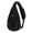 Black, variant on Small Crossbody Sling Bag, Water-Resistant Chest Pack with RFID Blocking, Lightweight Travel Backpack, Ideal for Hiking, Commuting, Outdoor Activities