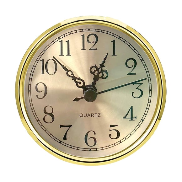 Inserto de reloj de cuarzo Matsuzay 90 mm Decoración del hogar oro