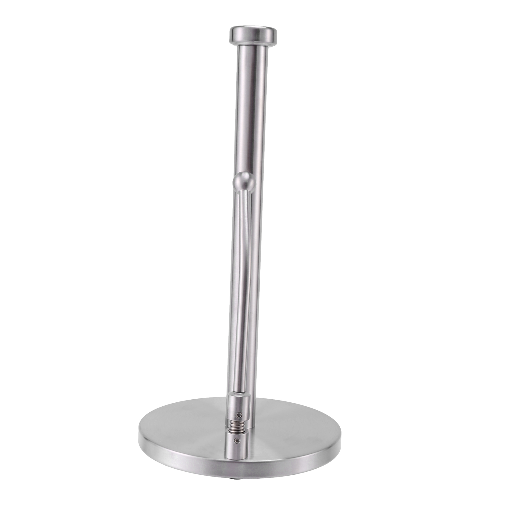 Paper Towel Holder Stainless Steel Standing Tissue Holder One-Handed Tear, Perfect Modern Design for Kitchen Keeps Kitchens Countertop Tidy
