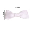 thumbnail image 6 of Efavormart 50 Pcs | 1.5" White Grosgrain Pre Tied Ribbon Bows, Gift Basket Party Favor Bags Decor - Polyester, 6 of 10