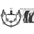 thumbnail image 5 of Tambourine Half Moon Mounted Double Row Bells with Mounting Eye Bolt Tambourine for Drum Set for Kids, Adults, Party, 5 of 5
