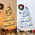 thumbnail image 4 of White Artificial PVC Christmas Tree w/Stand Holiday Decor 6 Foot, 4 of 5