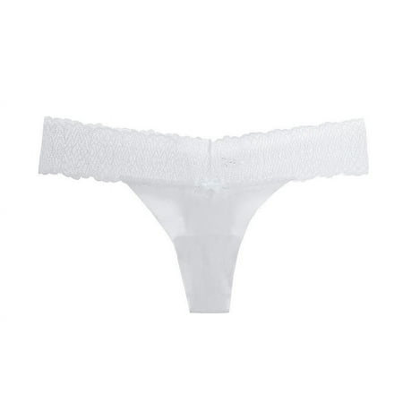 VMESZQFG Underwear for Women Seamless Soft Womens Bikini Panties Microfiber Seamless Lace Thongs For Women No Show Thong Underwear Lady Breathable Comfort Women Cotton Underwear Bikini Pack
