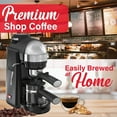 thumbnail image 7 of Brentwood 800 Watt Cappuccino Brewer and Espresso Maker w/ Frothing Wand,  Black, 7 of 7