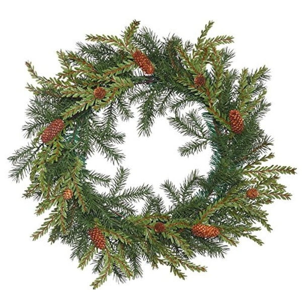 Vickerman 20" Pruche-Ange Pin Artificielle Couronne de Noël Non Allumée